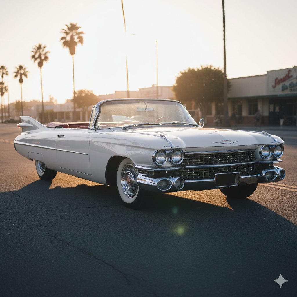 Cadillac history, Standard of the World, Henry Leland, Cadillac V16, 1959 Eldorado, tail fins, classic American luxury, Elvis Pink Cadillac.