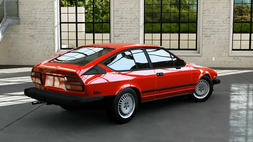 Alfa Romeo GTV6 Busso V6 engine bay showing the legendary 2.5 liter motor