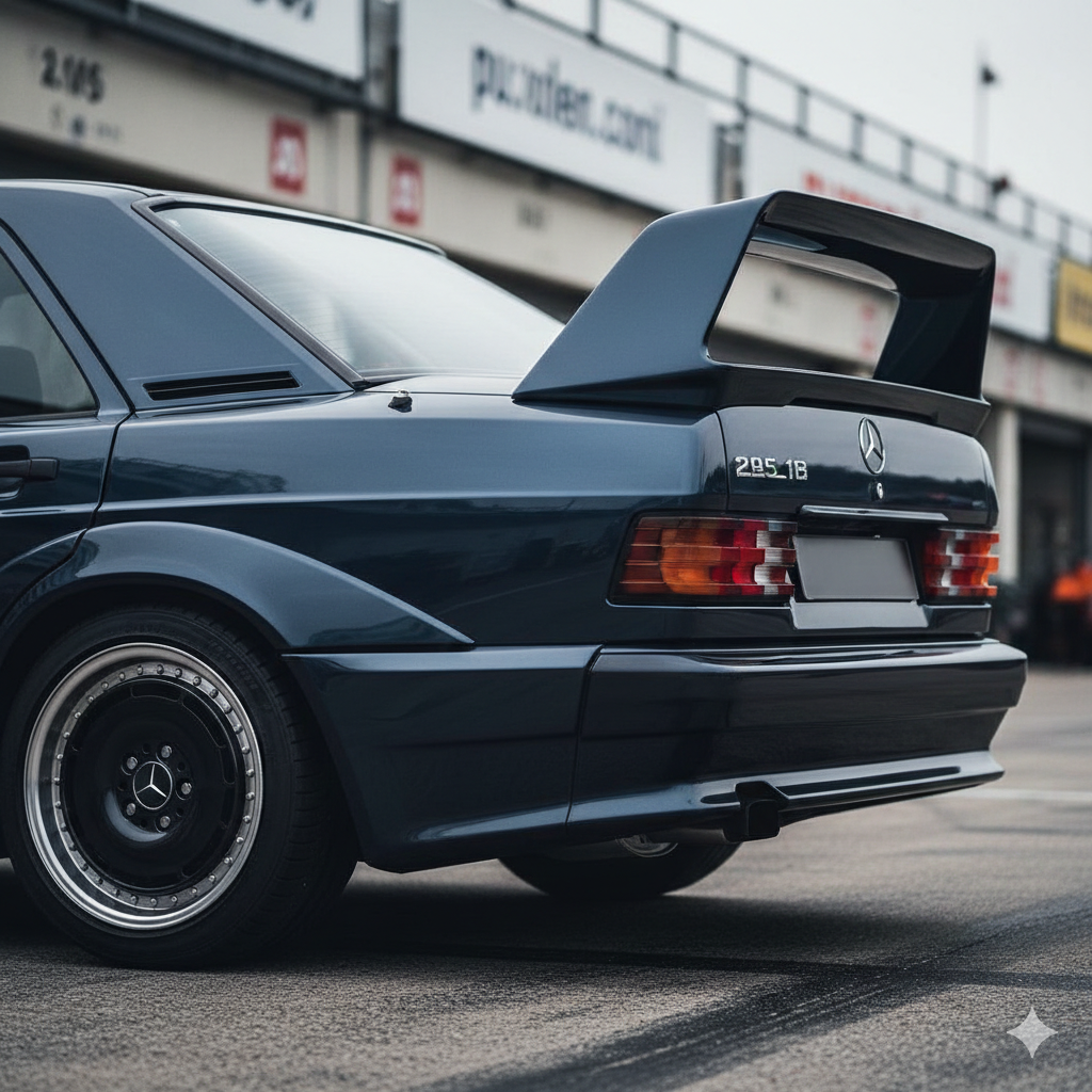 Mercedes 190E Evolution II, 190E Evo II historia, Mercedes W201 DTM, Cosworth Mercedes motor, 190E 2.5-16 ficha técnica, Klaus Ludwig DTM campeón, Mercedes homologación especial, 190E alerón trasero, Mercedes clásico coleccionista precio, 190E Evo II valor mercado, Mercedes vs BMW M3 E30, DTM años 90 coches, coches homologación carreras, Mercedes producción limitada raro, aerodinámica profesor Eppler