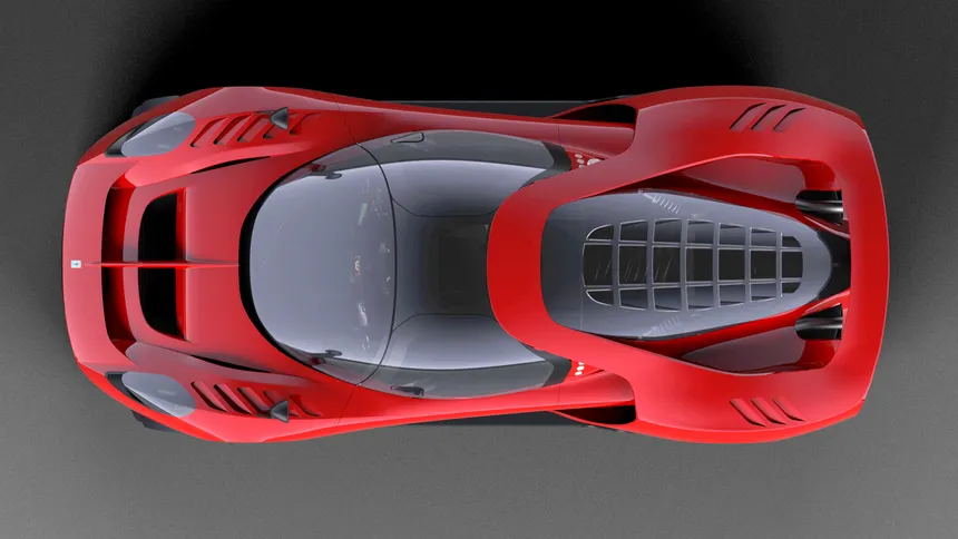 SCG 004S superdeportivo de tres plazas con asiento central producido por Roush Performance