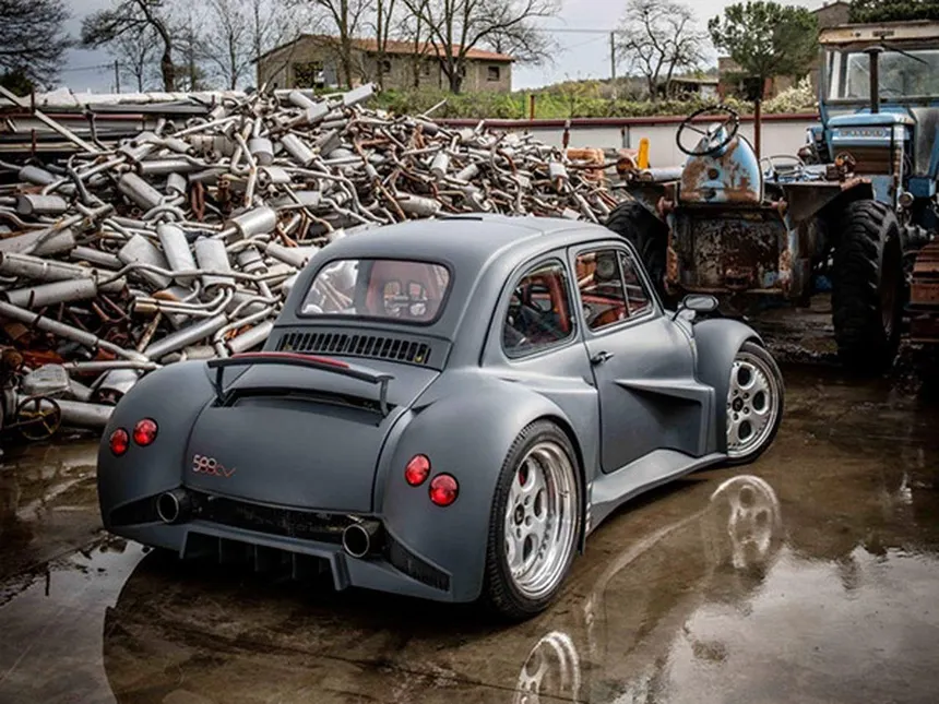 Fiat 500 V12 Lamborghini Oemmedi