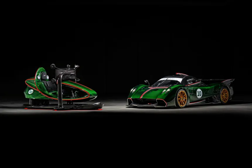 Simulador Pagani Huayra R en fibra de carbono fabricado en los mismos autoclaves que el hypercar real