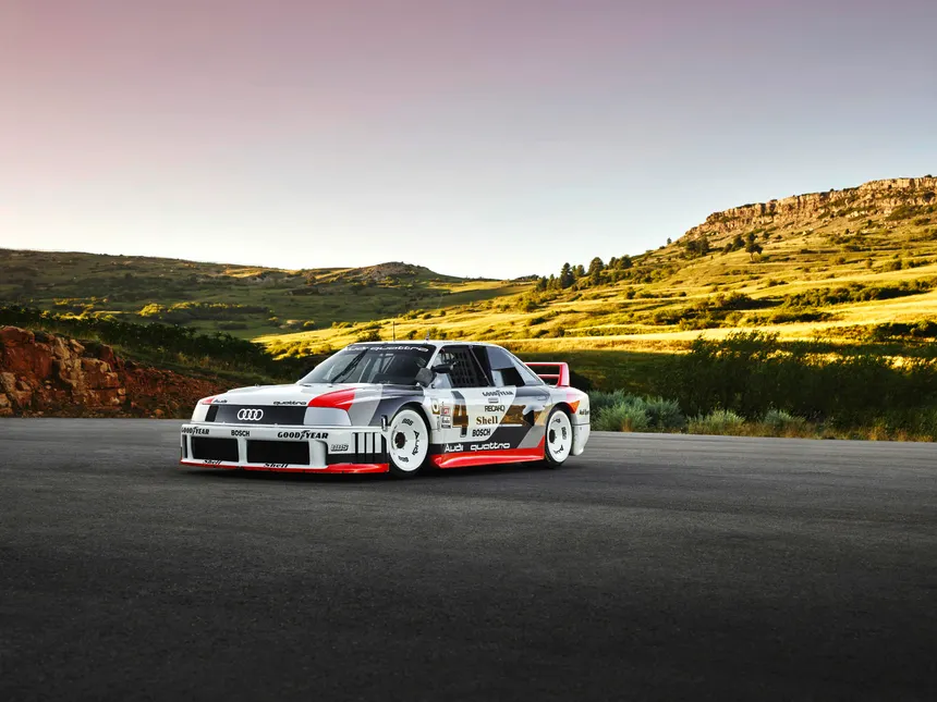 Wide-body Audi 90 quattro IMSA GTO racing during the 1989 IMSA GTO season