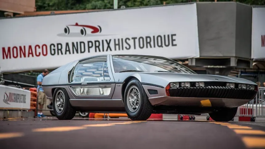 Lamborghini Marzal 1967 Bertone Gandini puertas de cristal Gran Premio de Mónaco