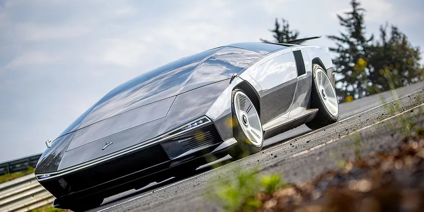 The GFG Style Peralta S, a polished-aluminium one-off built on a Maserati MC20