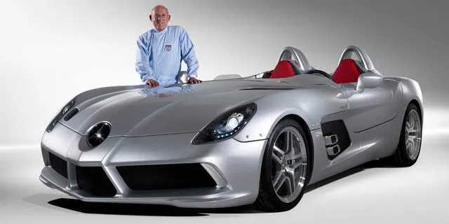 Stirling Moss with the SLR McLaren Special Edition