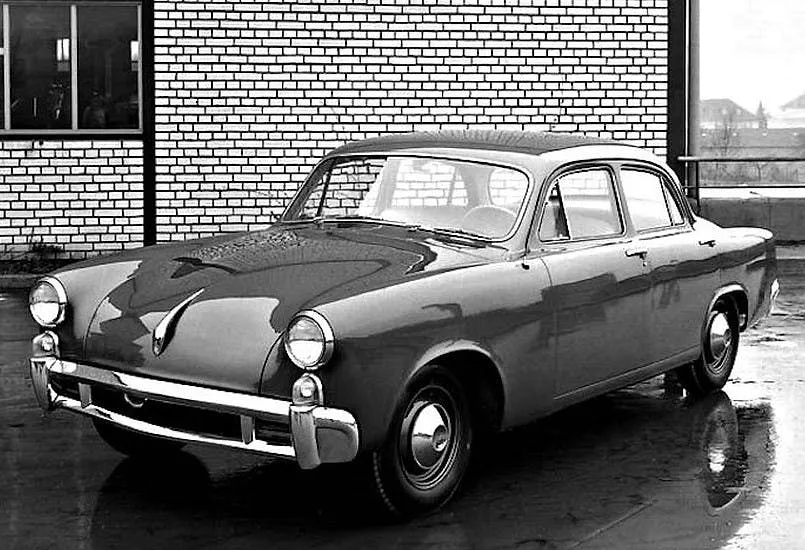 Prototipo Porsche Tipo 542 del 1954, la berlina a quattro porte progettata per Studebaker