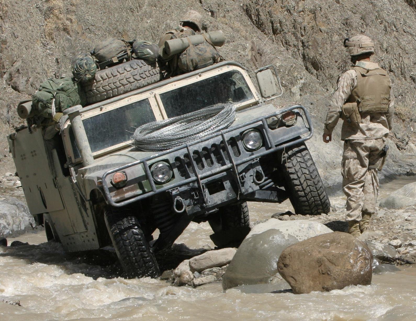 humvee en acción