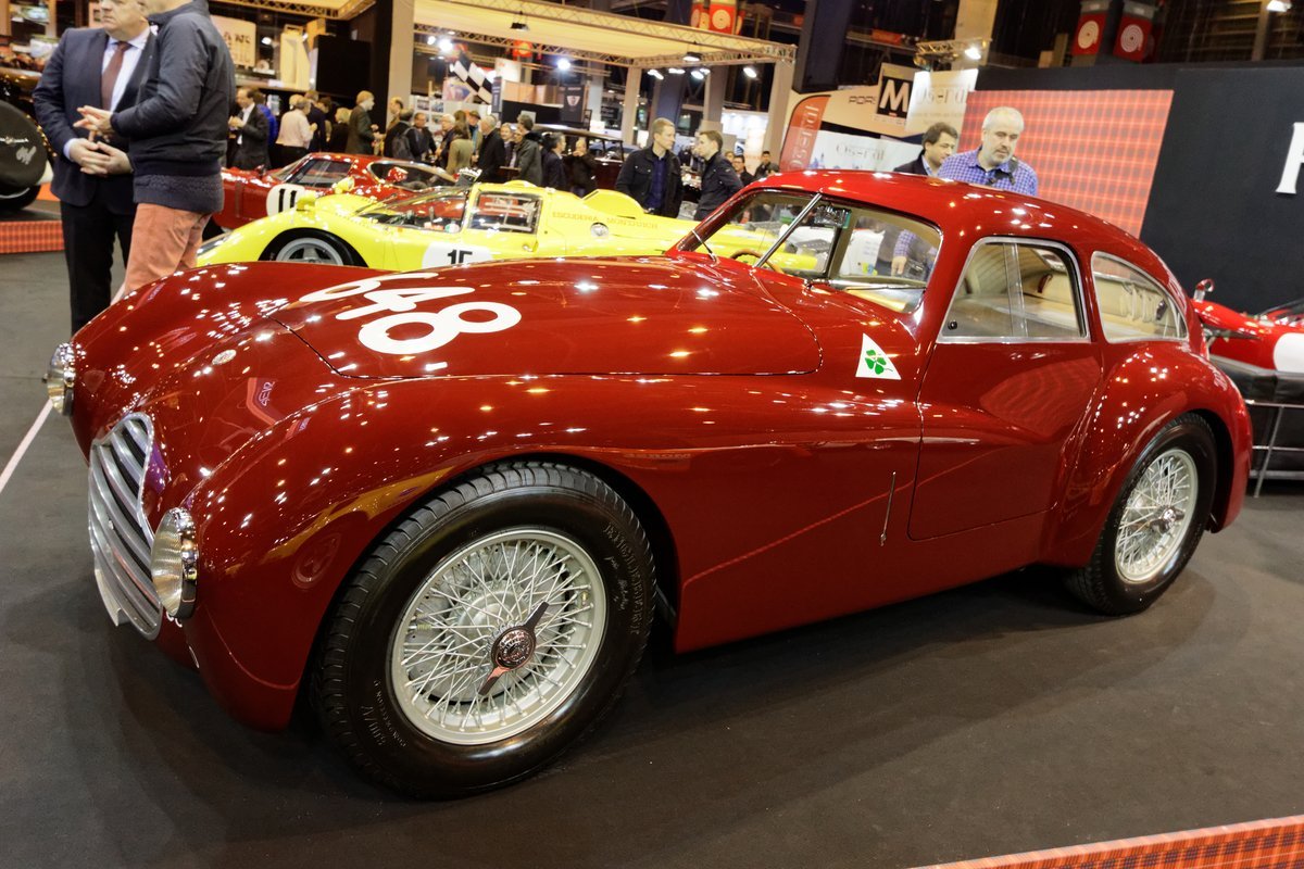 Alfa Romeo 6C 2500 Competizione del 1948, telaio 920002, con il numero 648 della Mille Miglia 1949