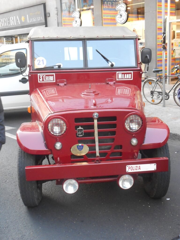 Alfa Romeo Matta della Polizia, uno degli AR 51 andati al Ministero dell'Interno