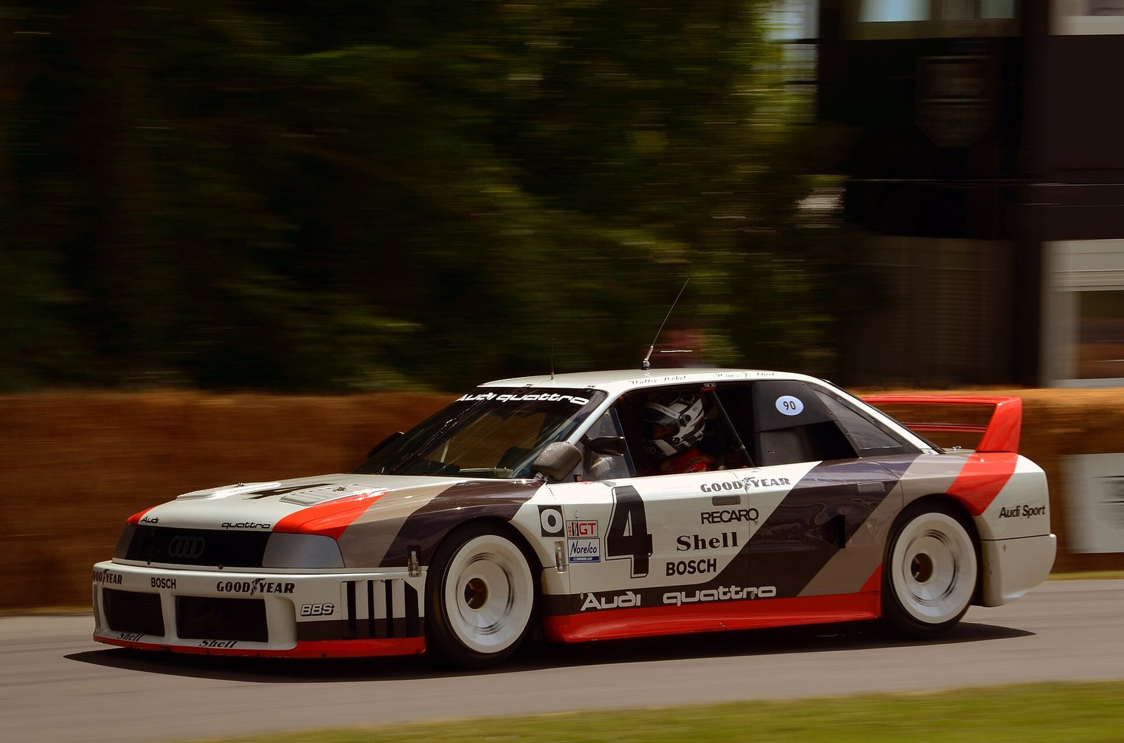 Audi 90 quattro IMSA GTO race car from the 1989 season