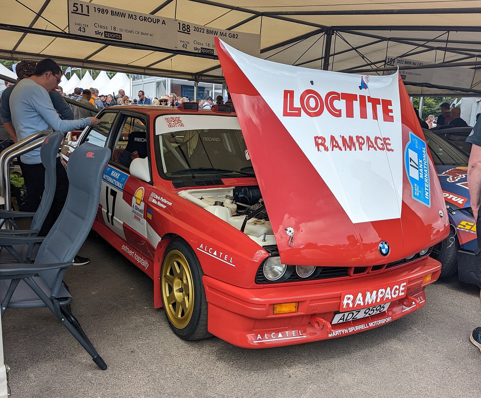 BMW M3 E30 Gruppo A del 1989 con livrea Rampage