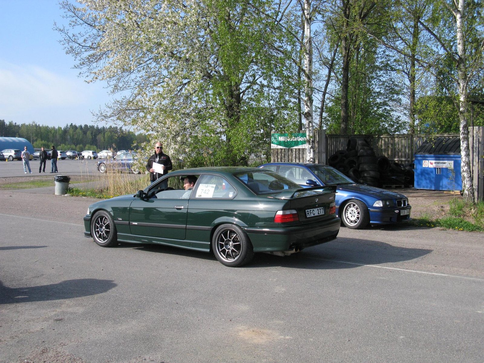 BMW M3 GT E36 verde British Racing Green, una delle 356 prodotte nel 1995