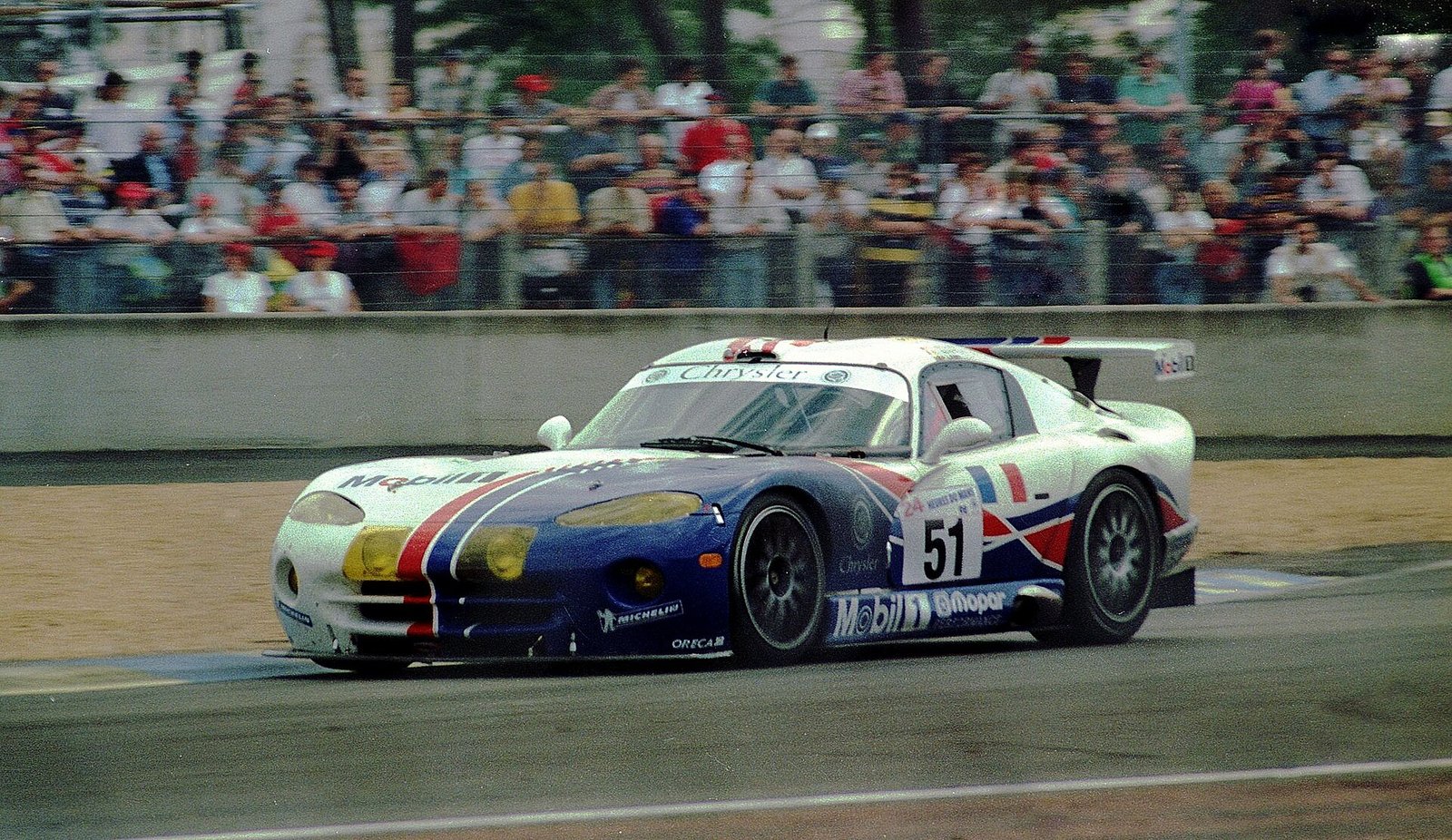 Chrysler Viper GTS-R della Oreca alla 24 Ore di Le Mans del 1998