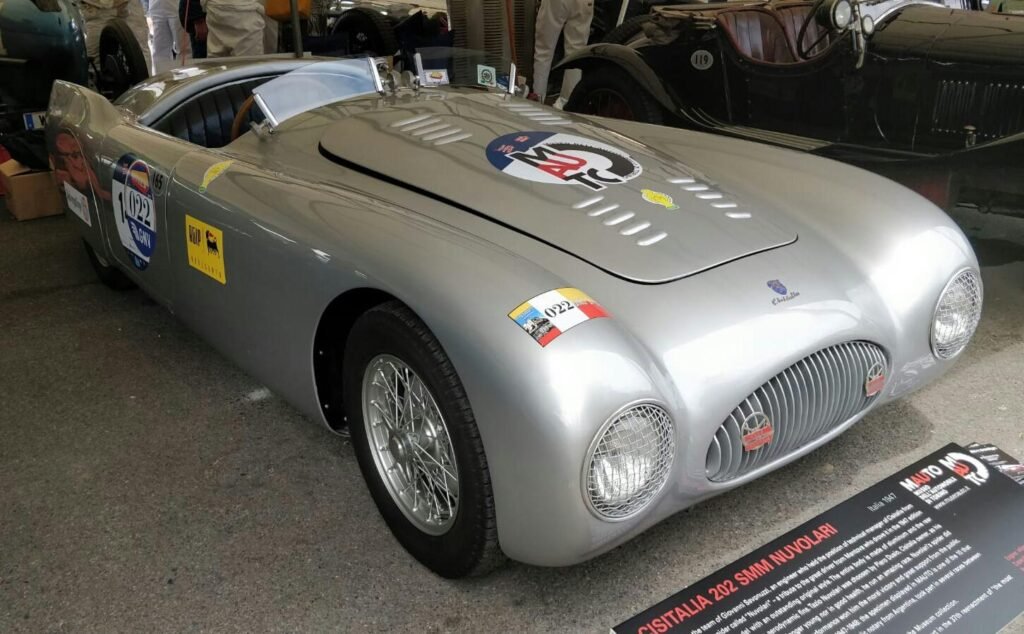 Cisitalia 202 SMM spider de 1947, el coche con el que Nuvolari fue segundo en la Mille Miglia