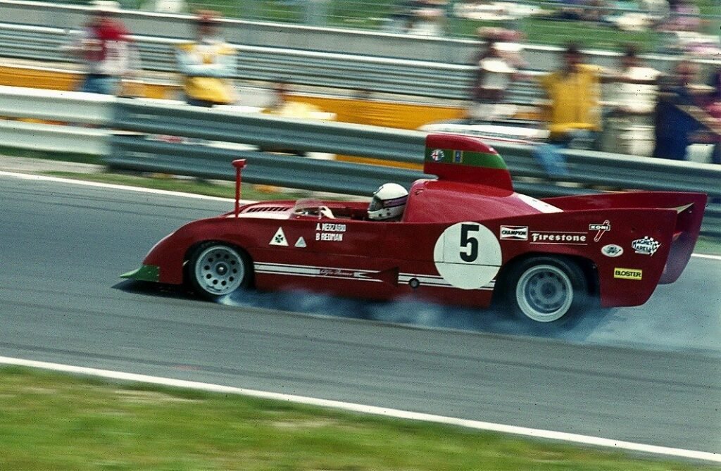 Alfa Romeo 33 TT 12 racing in 1974