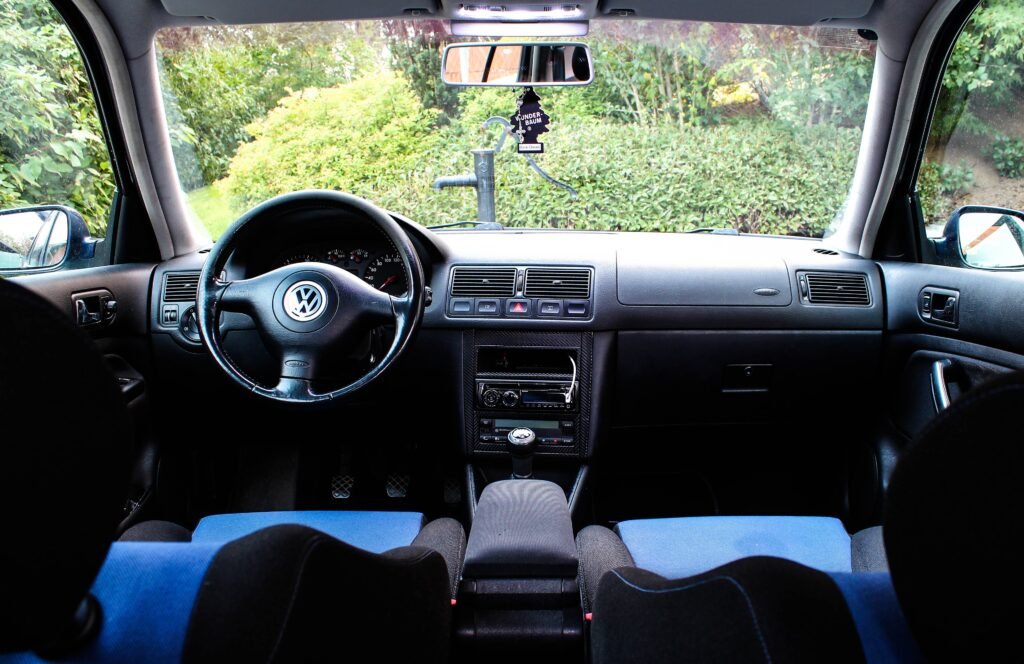 Volkswagen Golf Mk4 dashboard with soft-touch materials