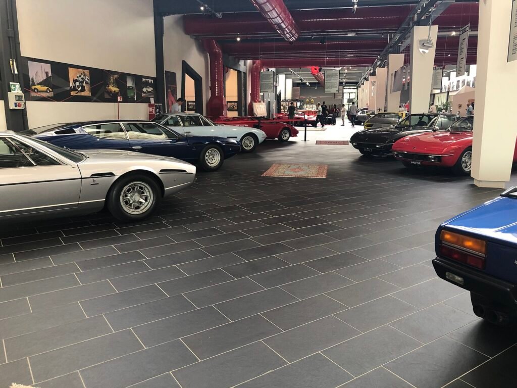 Museo Ferruccio Lamborghini building in Funo di Argelato near Bologna