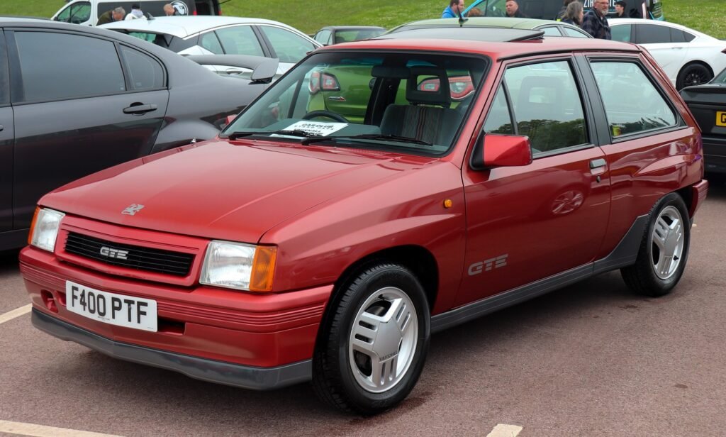 1989 Vauxhall Nova GTE, the Spanish-built Corsa GSi sold in Britain