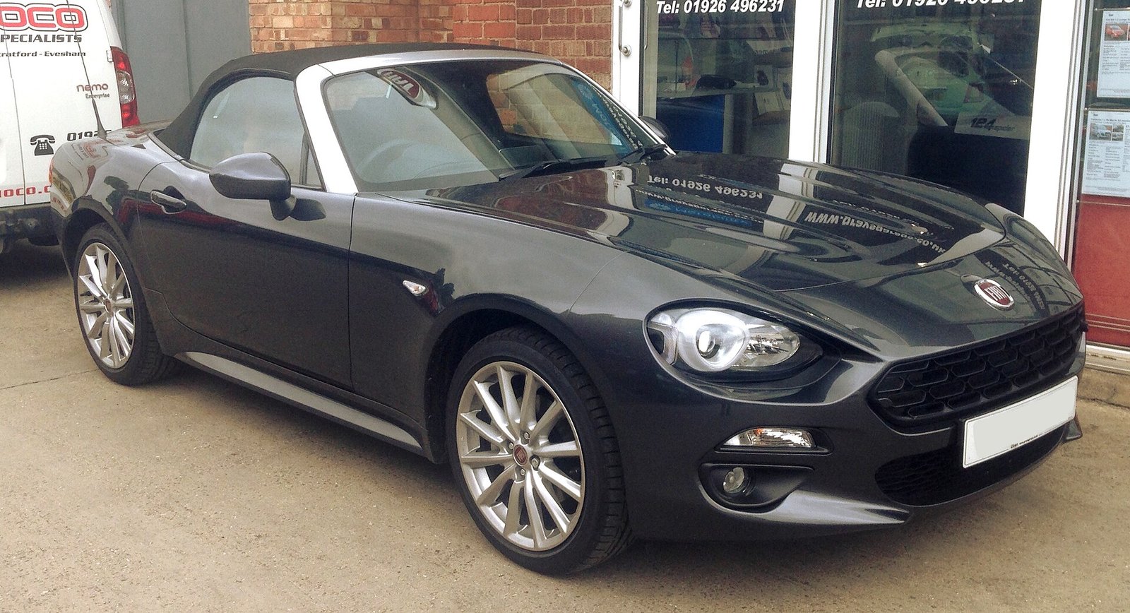 Fiat 124 Spider del 2017, costruita sulla Mazda MX-5