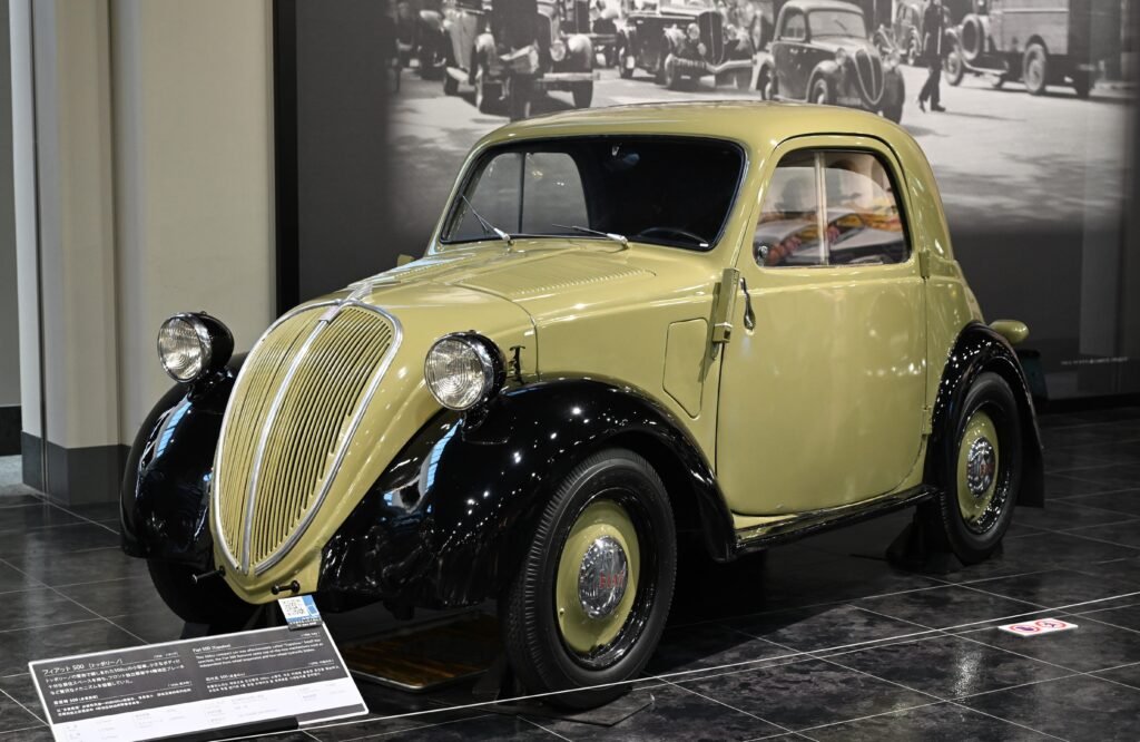 Fiat 500 Topolino de 1936, la base de 569 cc y 13 CV de la clase 750 Sport Nazionale