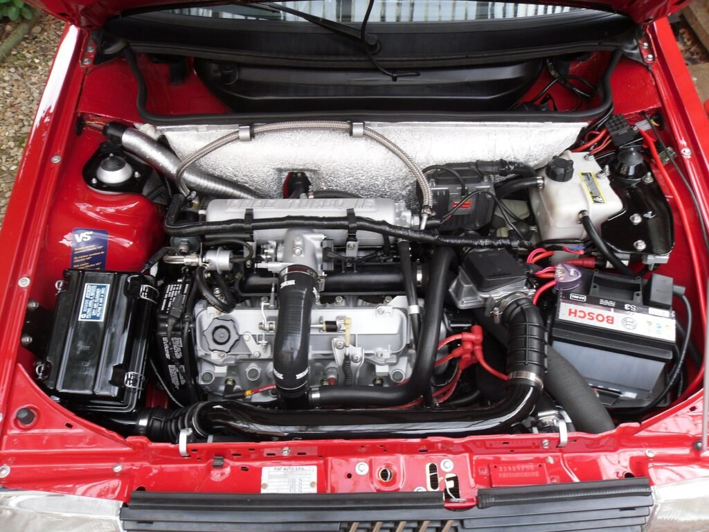 Motor 1.3 turbo del Fiat Uno Turbo i.e. primera serie