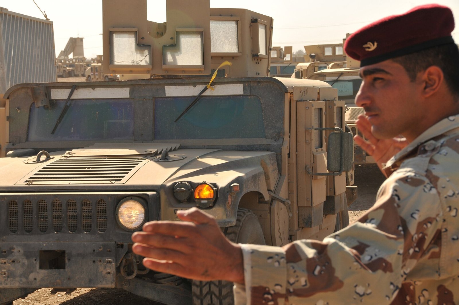 Humvee blindato in Iraq