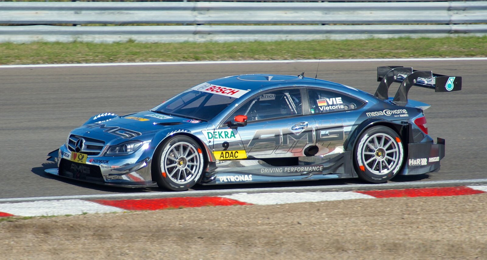 AMG Mercedes C-Coupé DTM della squadra HWA a Zandvoort nel 2013