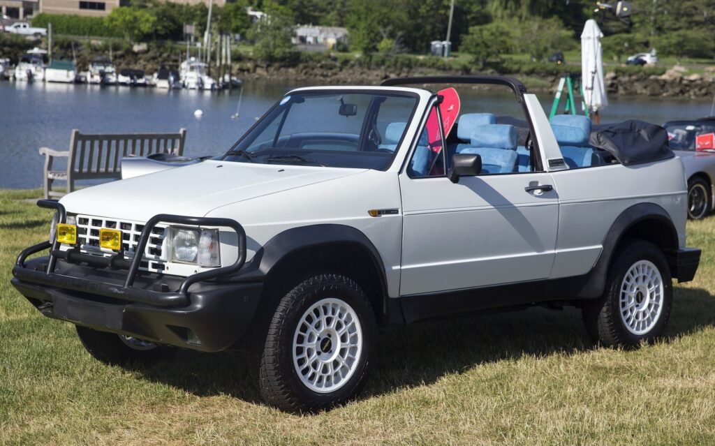 Biagini Passo bianca del 1992, il crossover cabriolet italiano con la meccanica della Golf Country