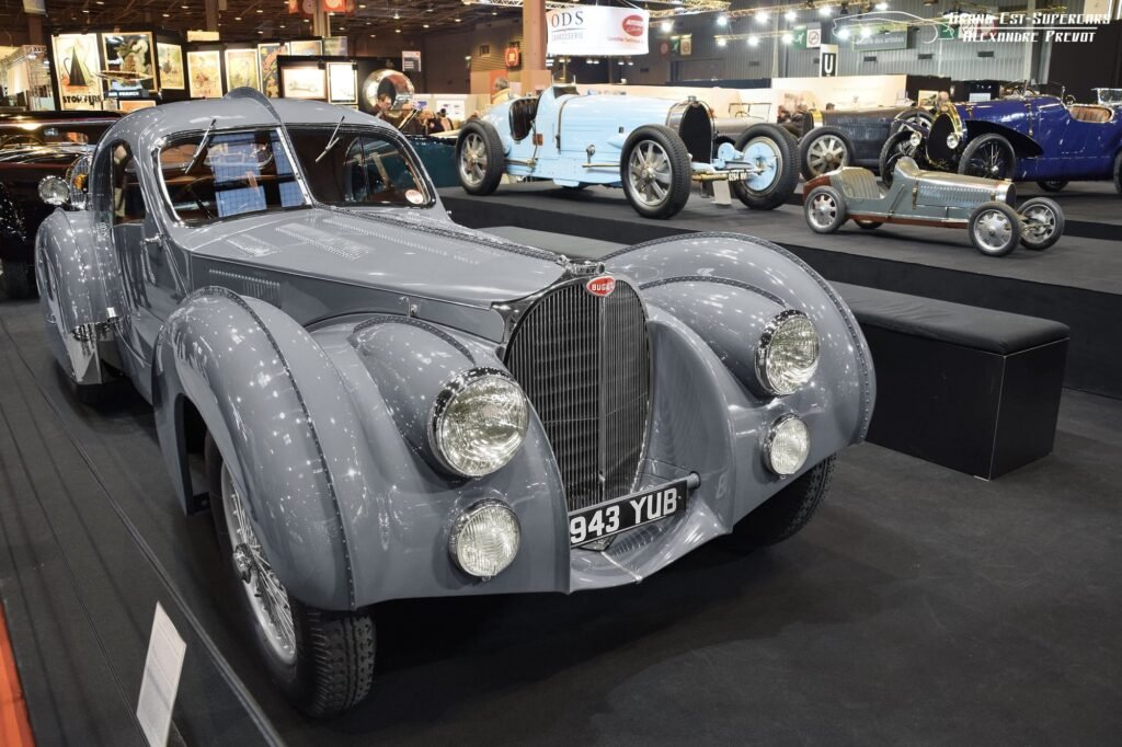 Bugatti Type 57 SC Atlantic esposta a Rétromobile