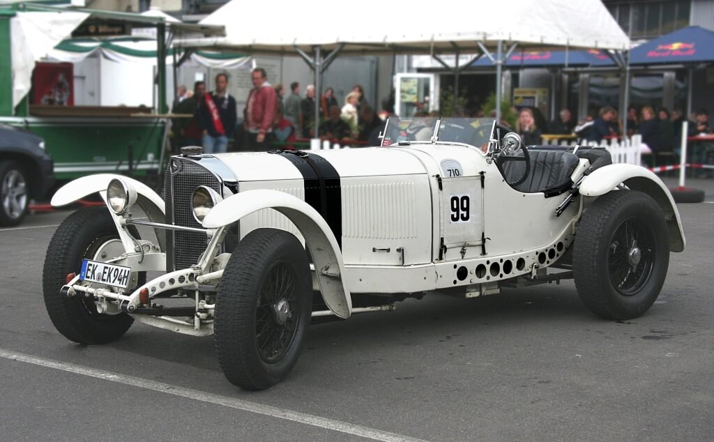 Mercedes-Benz SSKL de 1931, el rival de los Nacional Pescara en el Europeo de Montaña