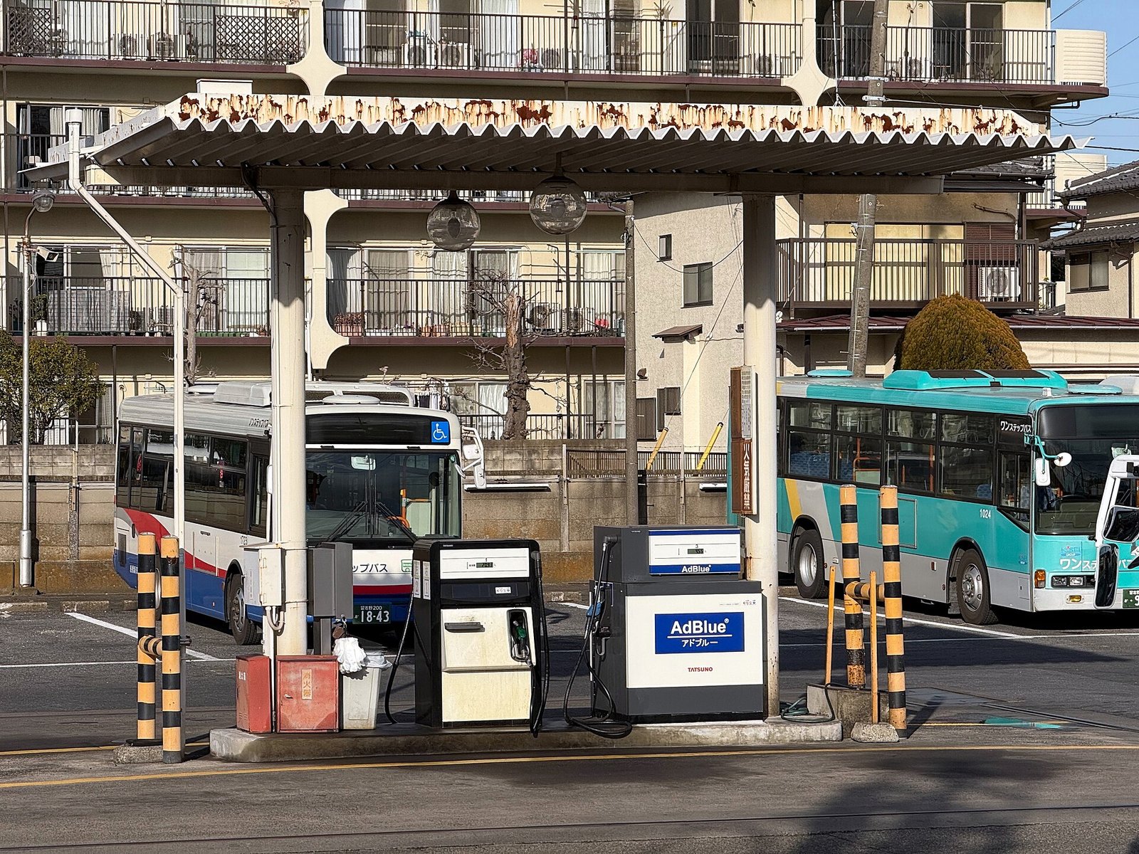 Erogatore di AdBlue per autobus e camion
